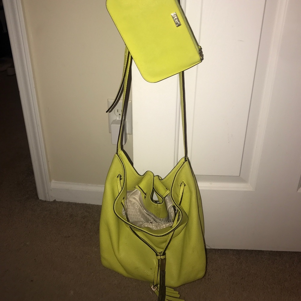Kate Spade satchel $95 with wallet $25